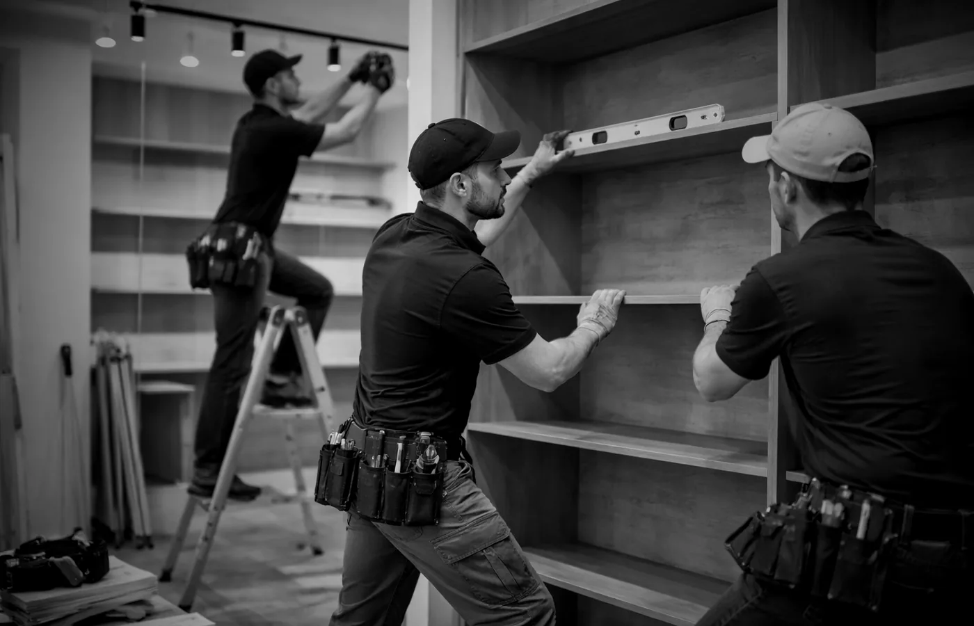 Commercial refurbishment works in progress